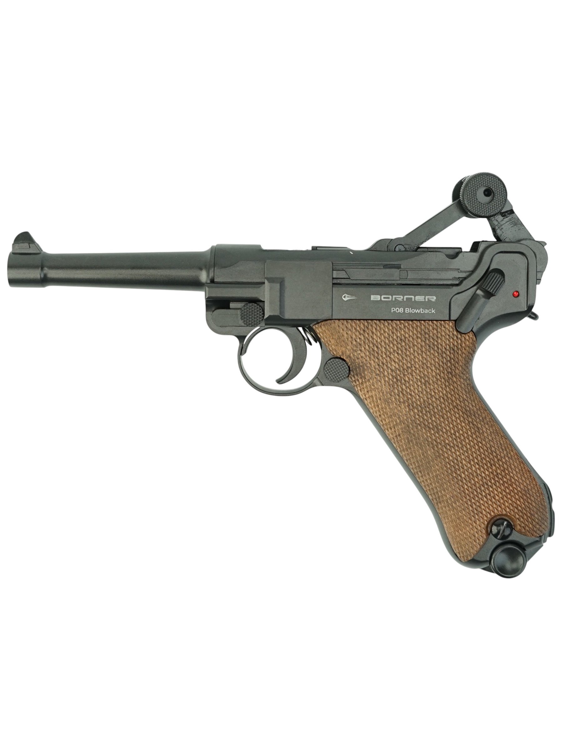 Пневматический пистолет Borner P08 Blowback (Parabellum) 4.5 мм