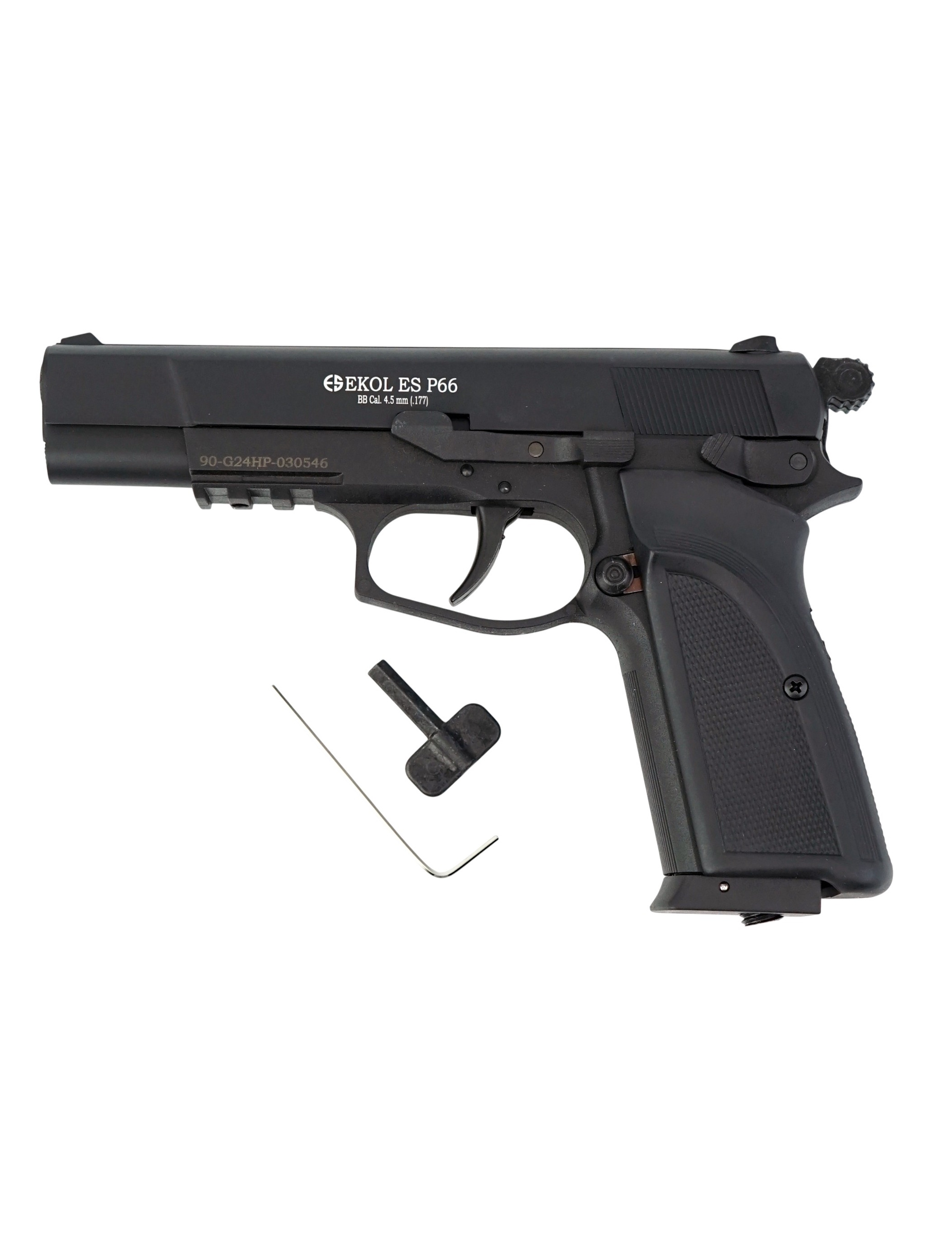 Пистолет пневм. EKOL ES P66 Black, (металл) кал. 4,5 мм, 3 Дж