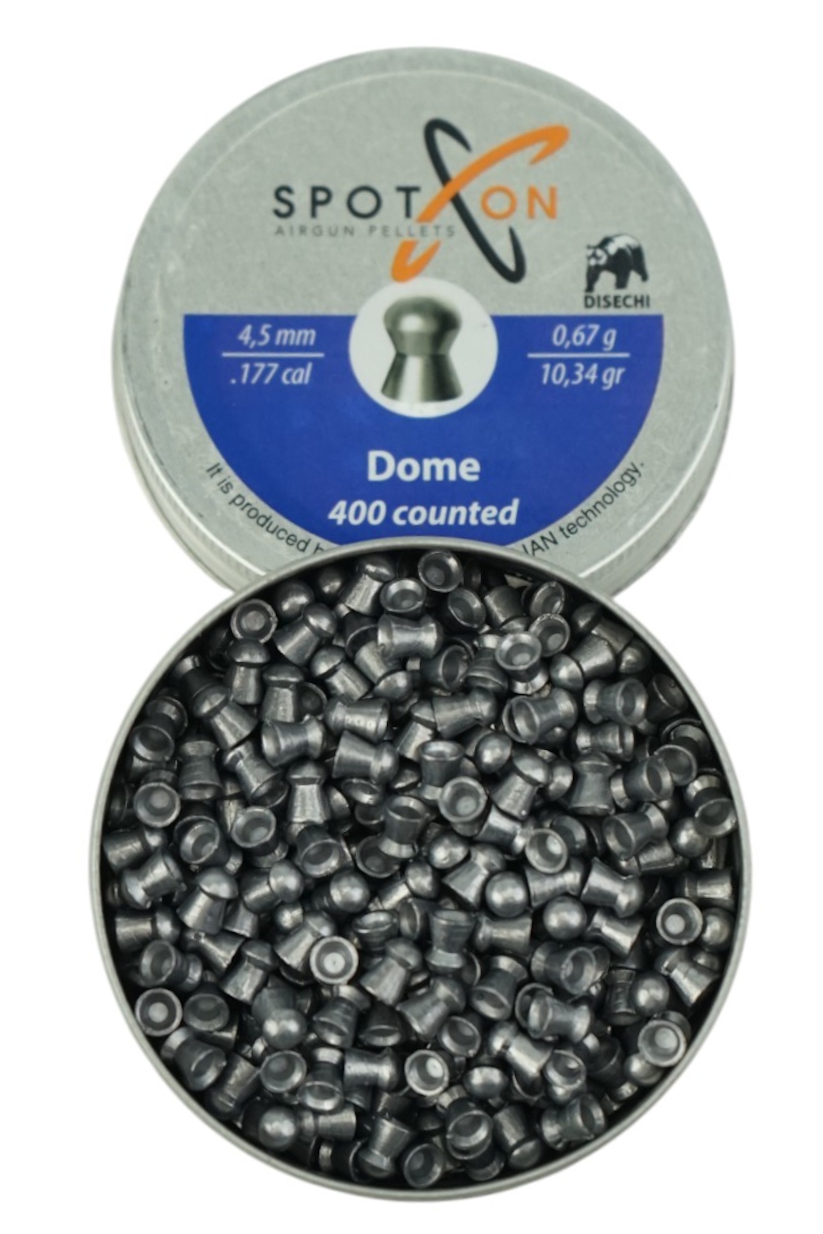 Пули пневматические SPOTON Dome 4,5 мм, 0,67 г (400 штук)