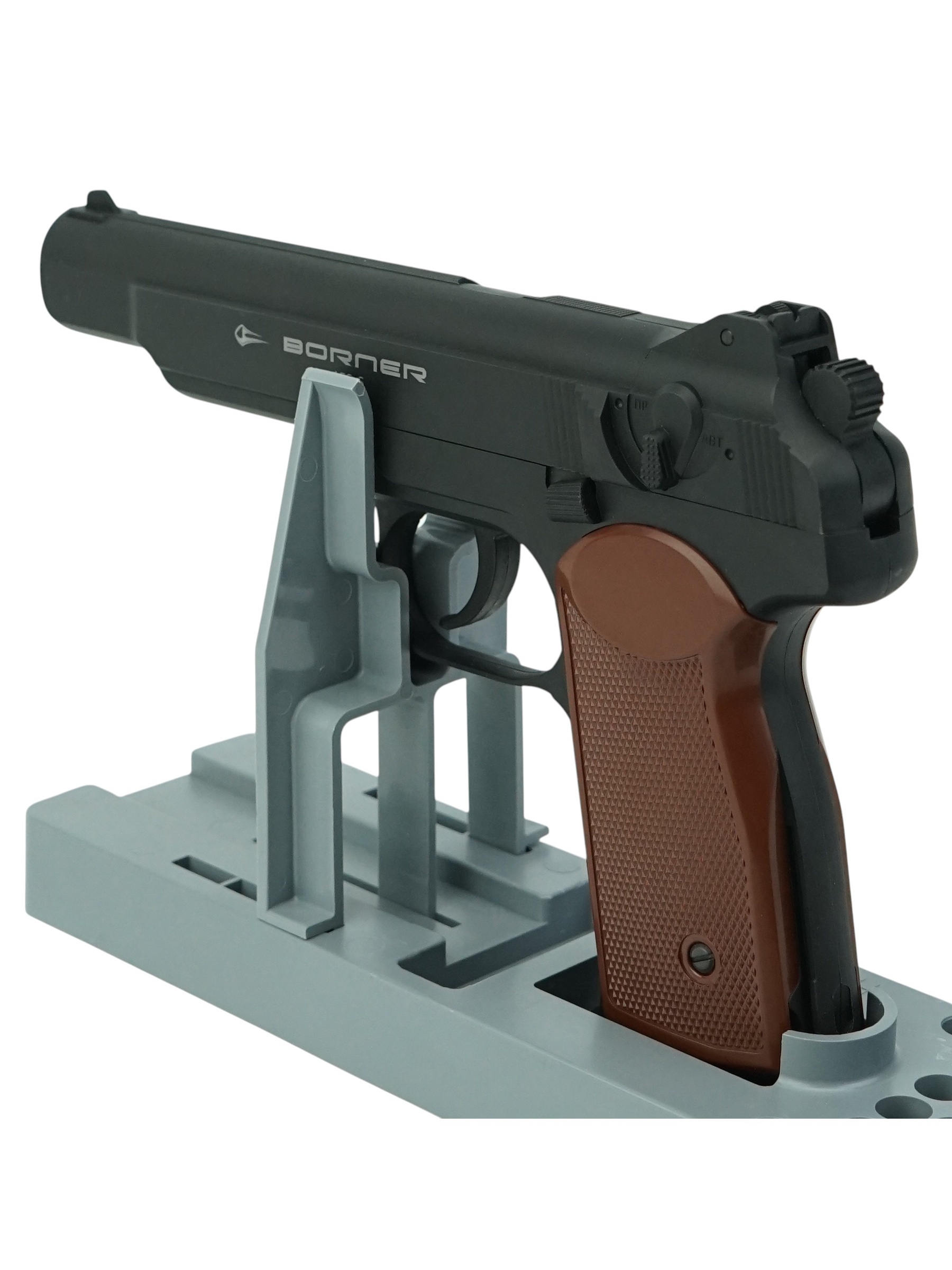 Пистолет пневм. BORNER APS-S Black, кал. 4,5 мм (пластик)/BBs