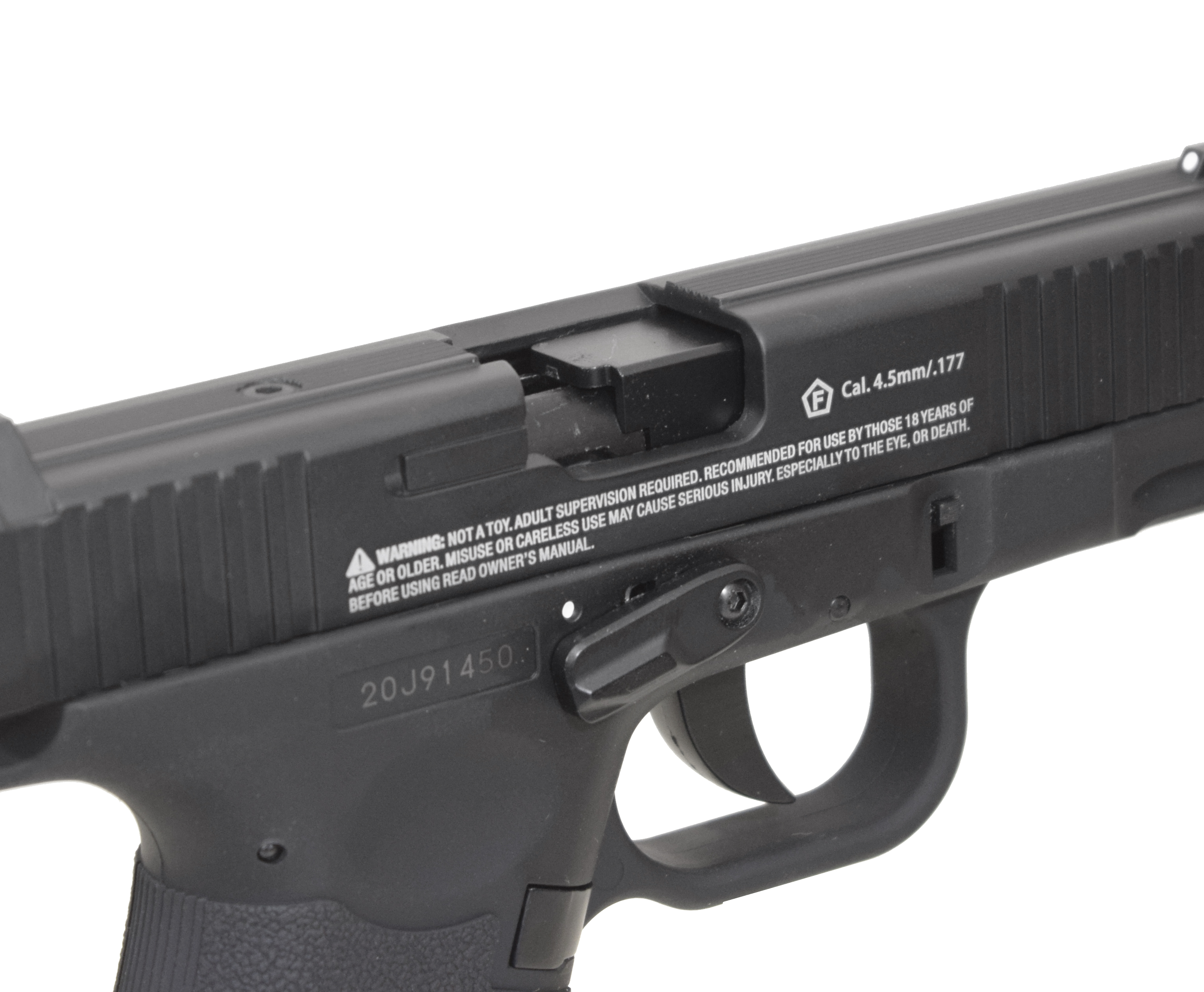 Пистолет пневм. BORNER W119 (Glock 17), кал. 4,5 мм