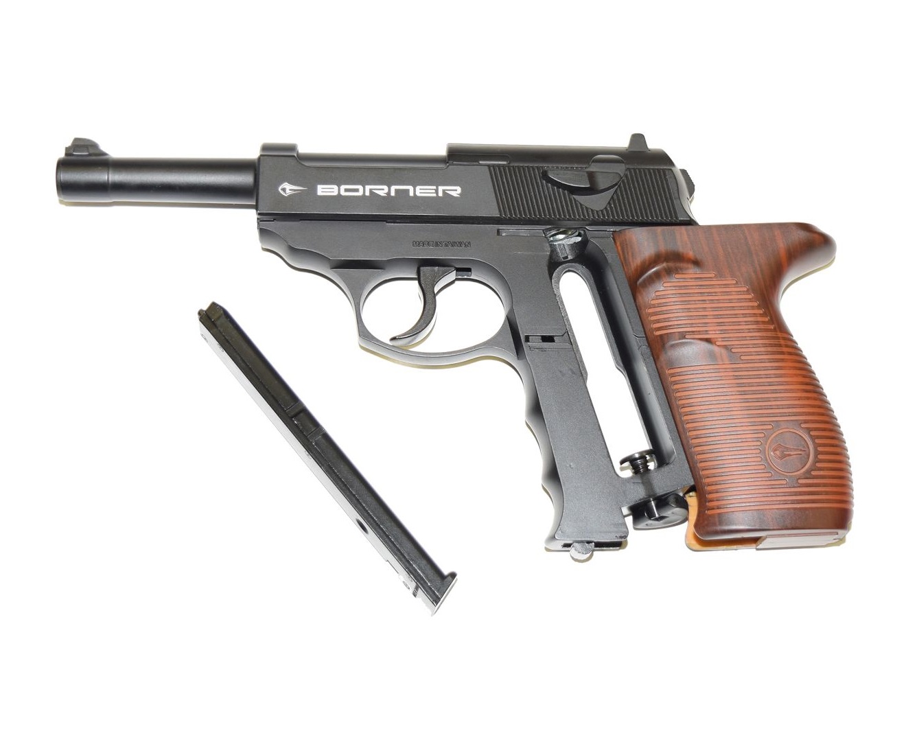 Пистолет пневм. BORNER C41 (Walther P.38), кал. 4,5 мм