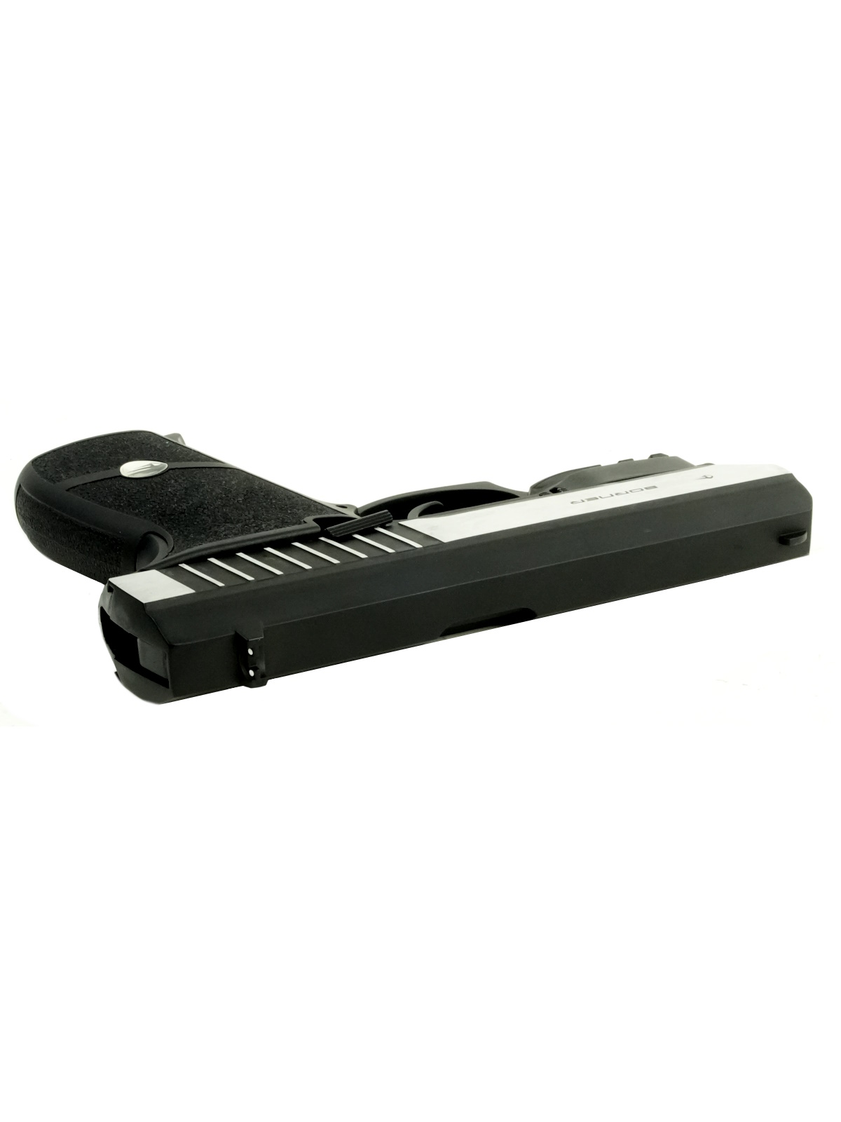 Пневматический пистолет Borner Panther 801 (SS P232L) с ЛЦУ (blowback) 4.5 мм