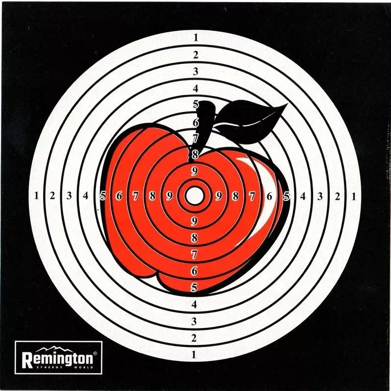 Мишень бумажная Remington «Яблоко» 1 шт.