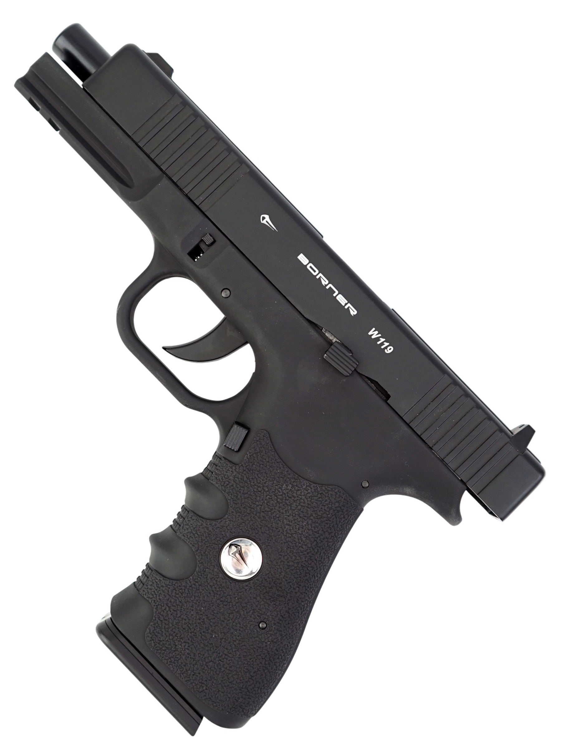 Пистолет пневм. BORNER W119 (Glock 17), кал. 4,5 мм