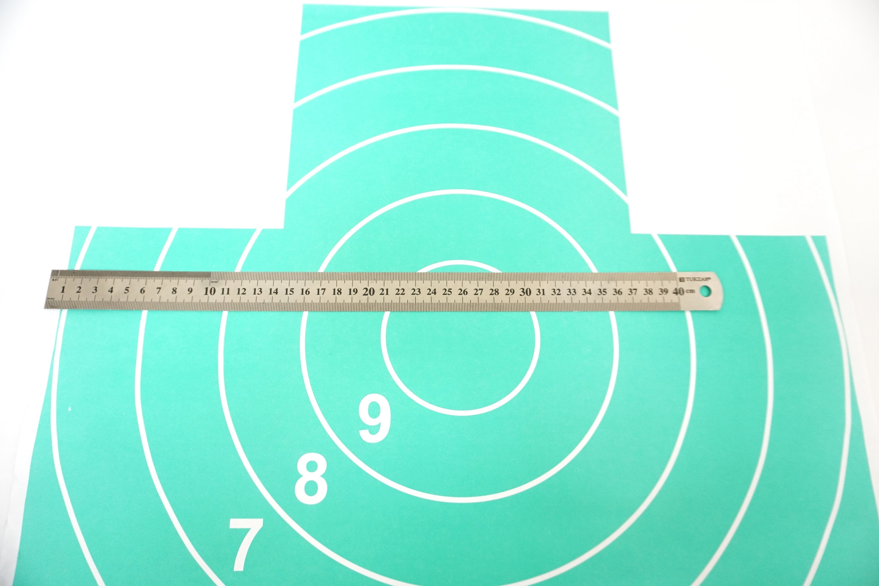 Мишень бумажная Remington №4 грудная (500×500 мм, зеленая)