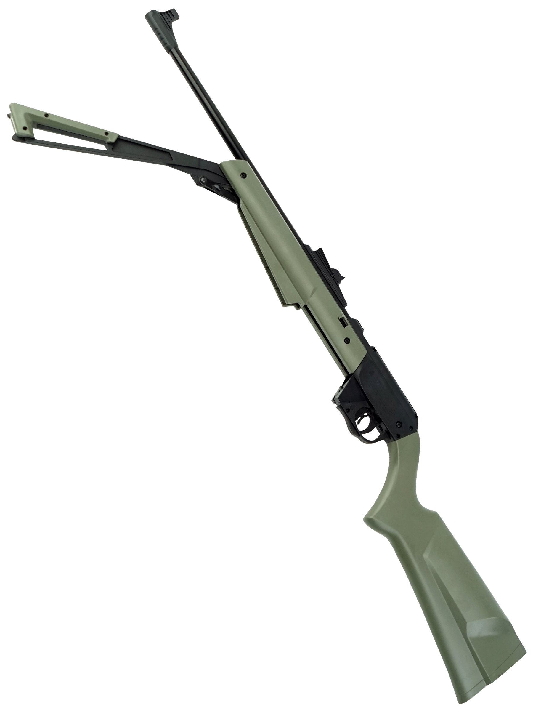 Пневматическая винтовка Borner Simple Strike Pump, Green (пластик, 3 Дж) 4,5 мм