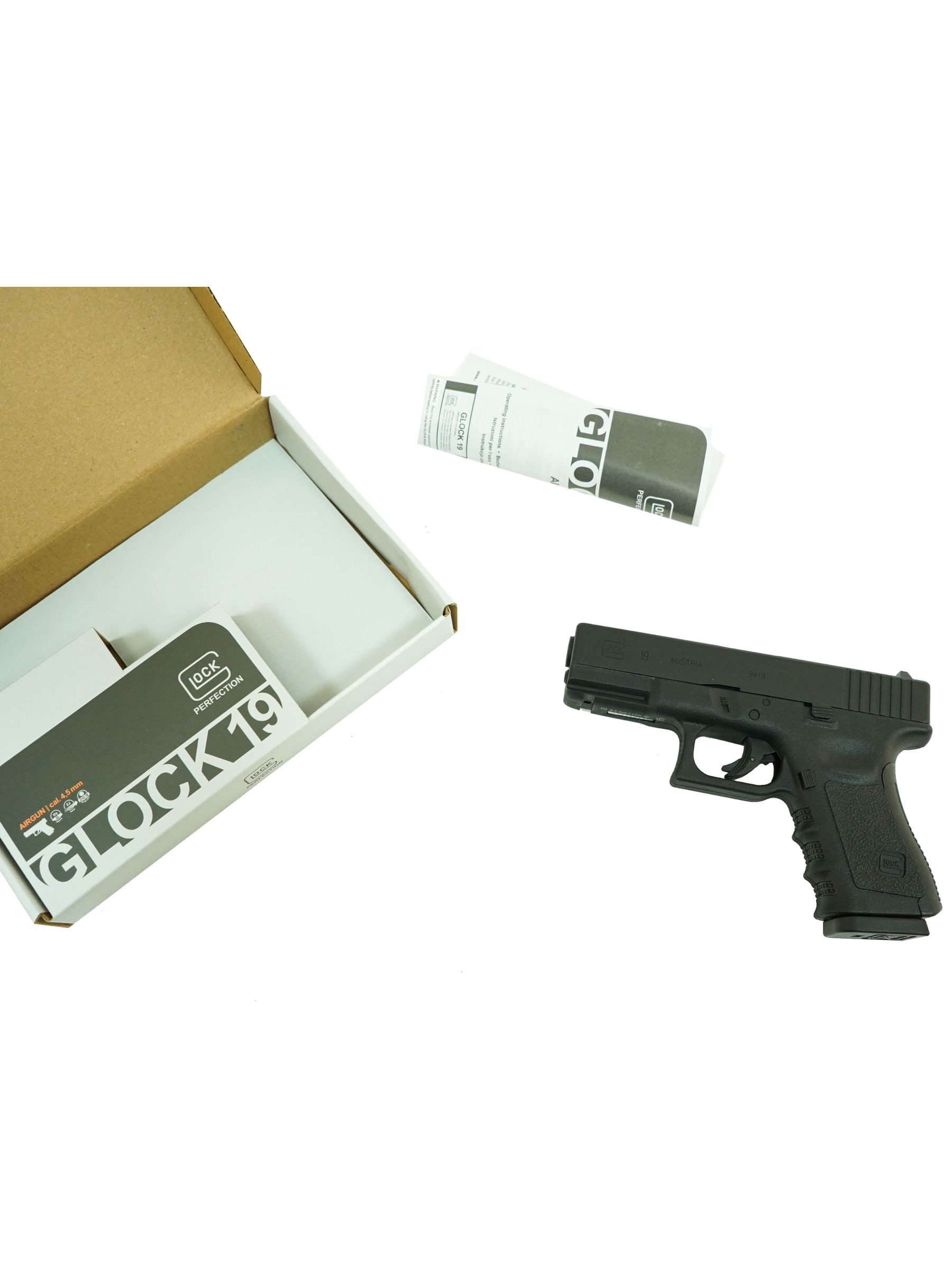 Пистолет пневм. Umarex Glock 19 кал.4,5мм