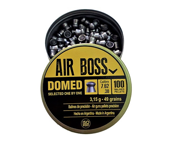Пули пневматические Apolo Air Boss Domed 7,62 мм, 3,15 г (100 штук)