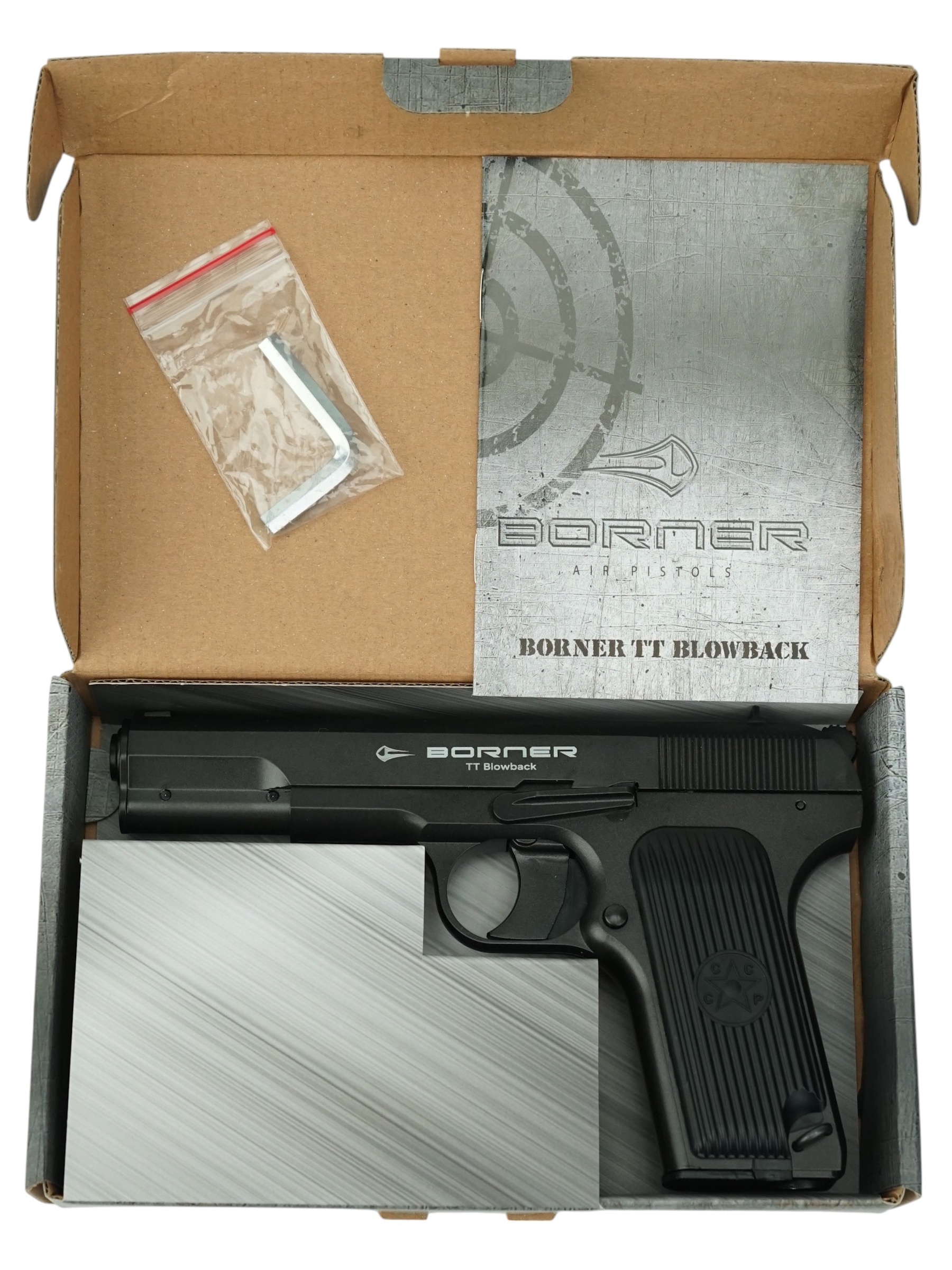 Пневматический пистолет Borner TT Blowback (Токарева)