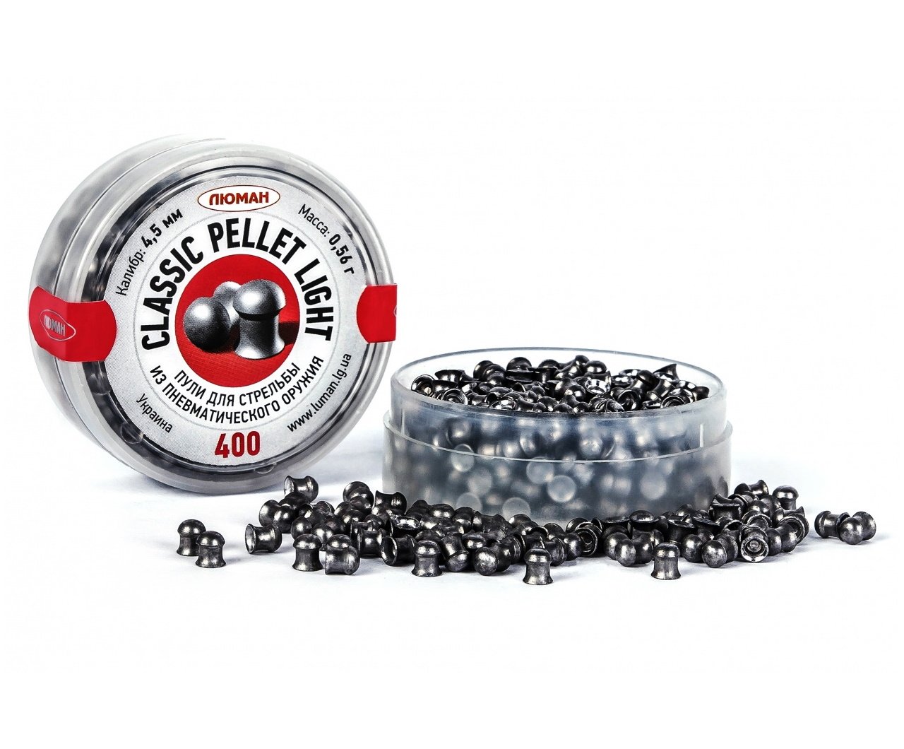 Пули пневматические «Люман» Classic pellets Light 4,5 мм, 0,56 г (400 штук)