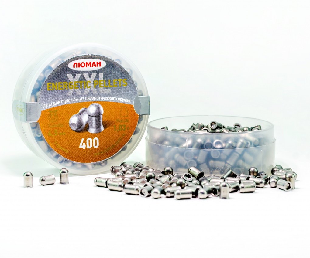 Пули пневматические «Люман» Energetic pellets XXL 4,5 мм, 1,03 г (400 штук)