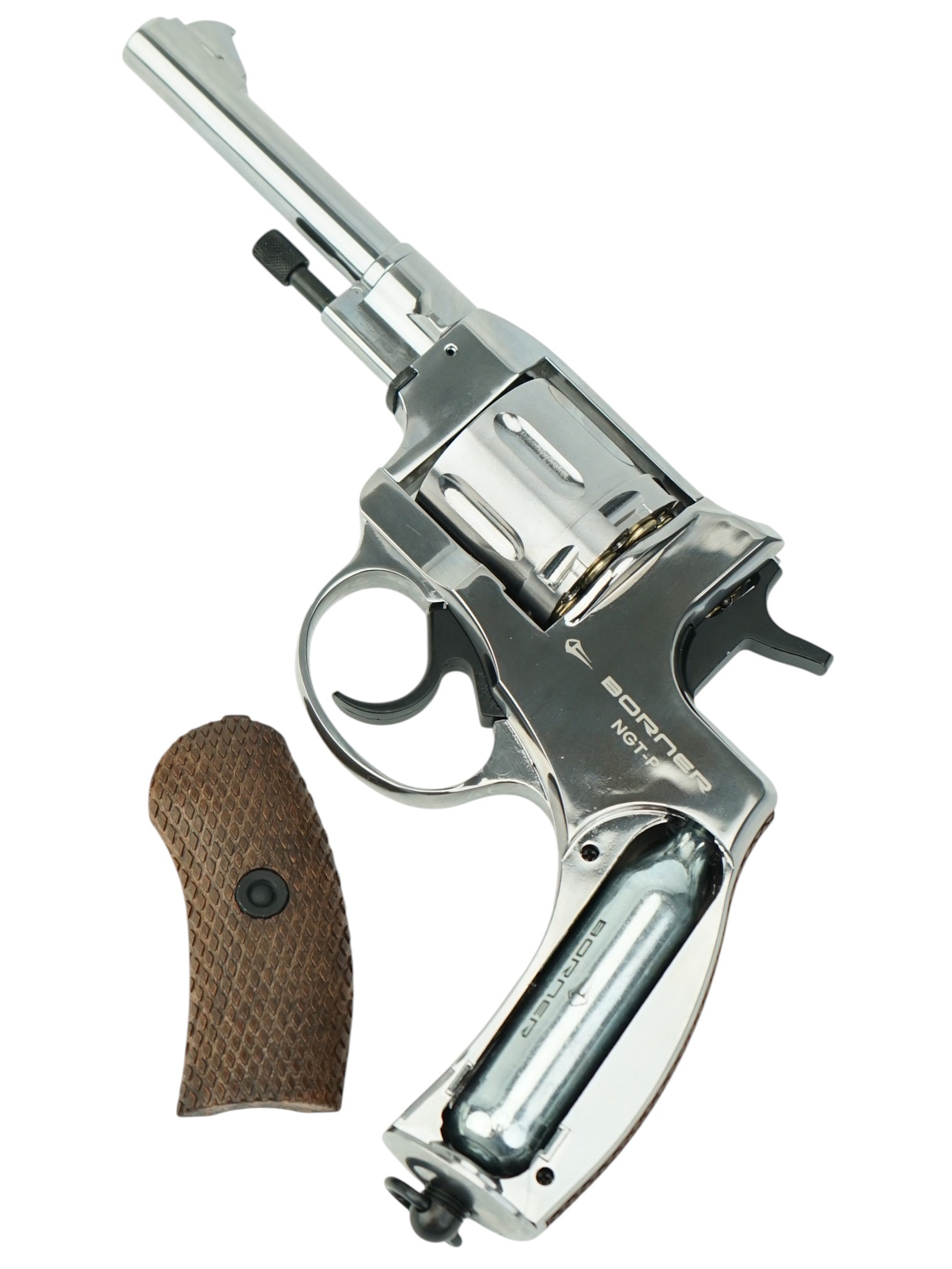 Пистолет пневм. BORNER NGT-P Silver, кал. 4,5 мм/pellets