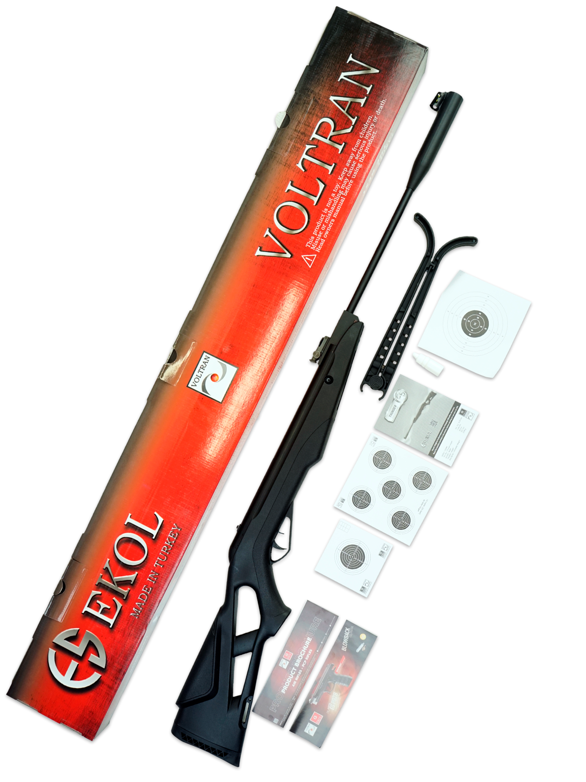 Винтовка пневм. EKOL THUNDER ES 450 Black, кал. 4,5 мм, 3 Дж