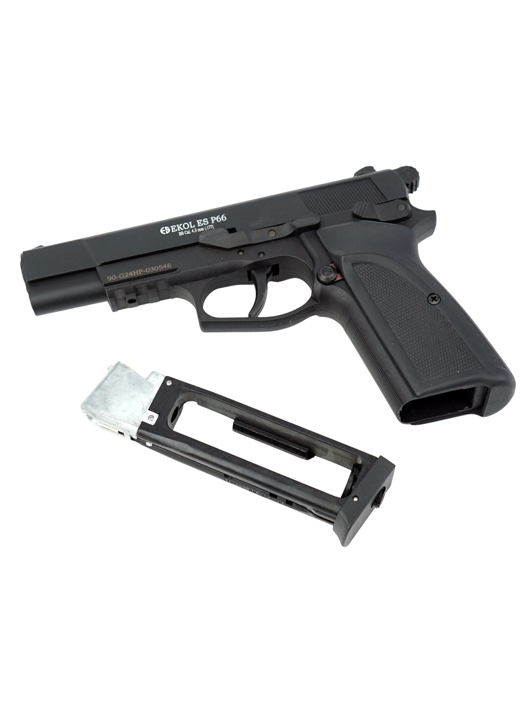 Пистолет пневм. EKOL ES P66 Black, (металл) кал. 4,5 мм, 3 Дж