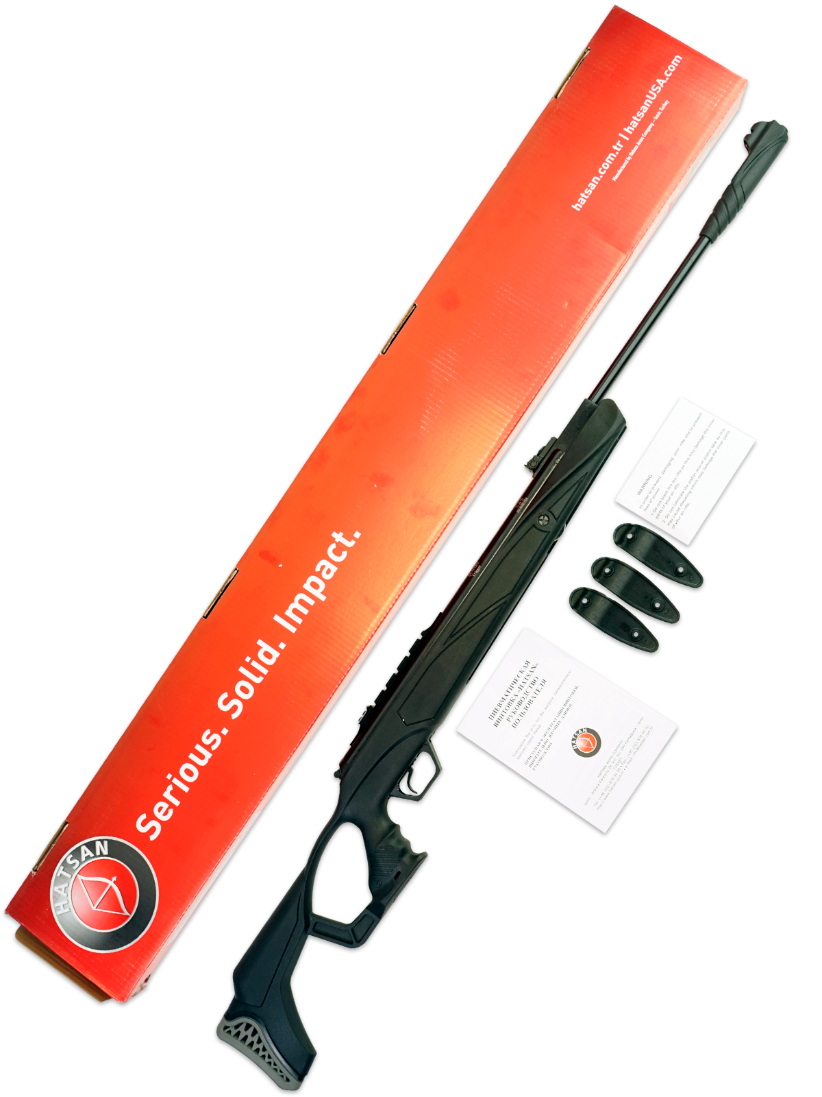 Пневматическая винтовка Hatsan 125 PRO (переломка, пластик, 3 Дж) 4,5 мм