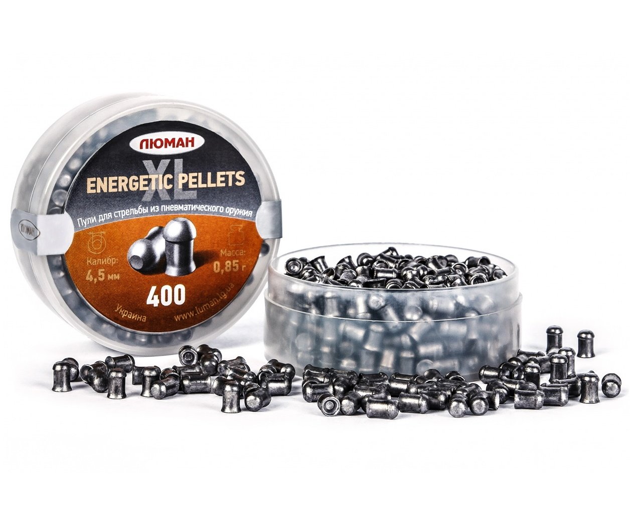 Пули пневматические «Люман» Energetic pellets XL 4,5 мм, 0,85 г (400 штук)