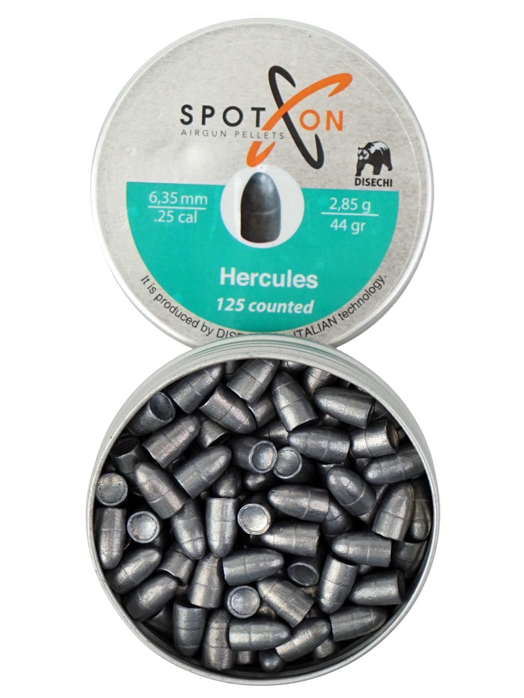 Пули пневматические Spoton Hercules 6,35 мм, 2,85 г (125 штук)