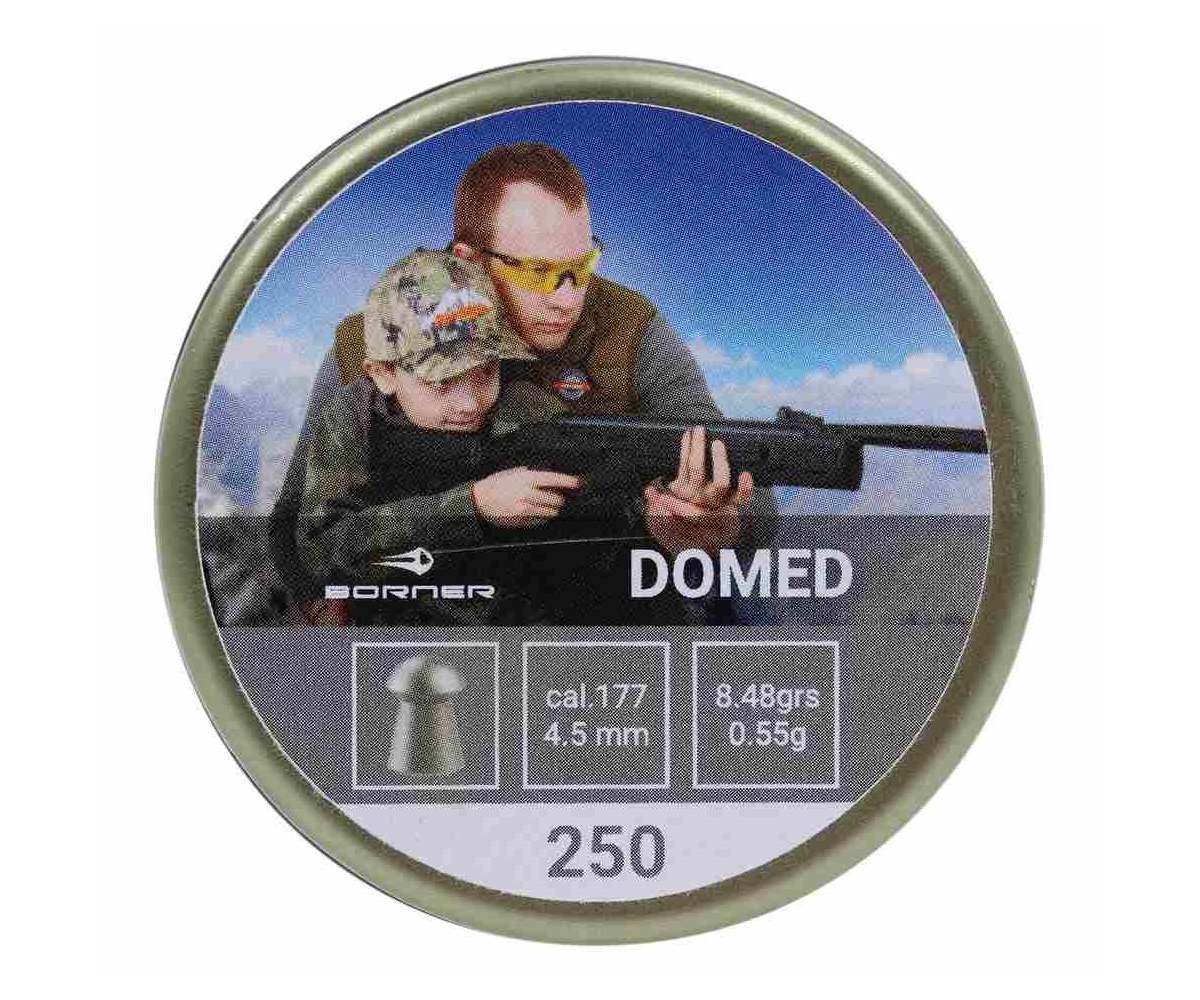 Пули пневматические Borner Domed 4,5 мм, 0,55 г (250 штук)