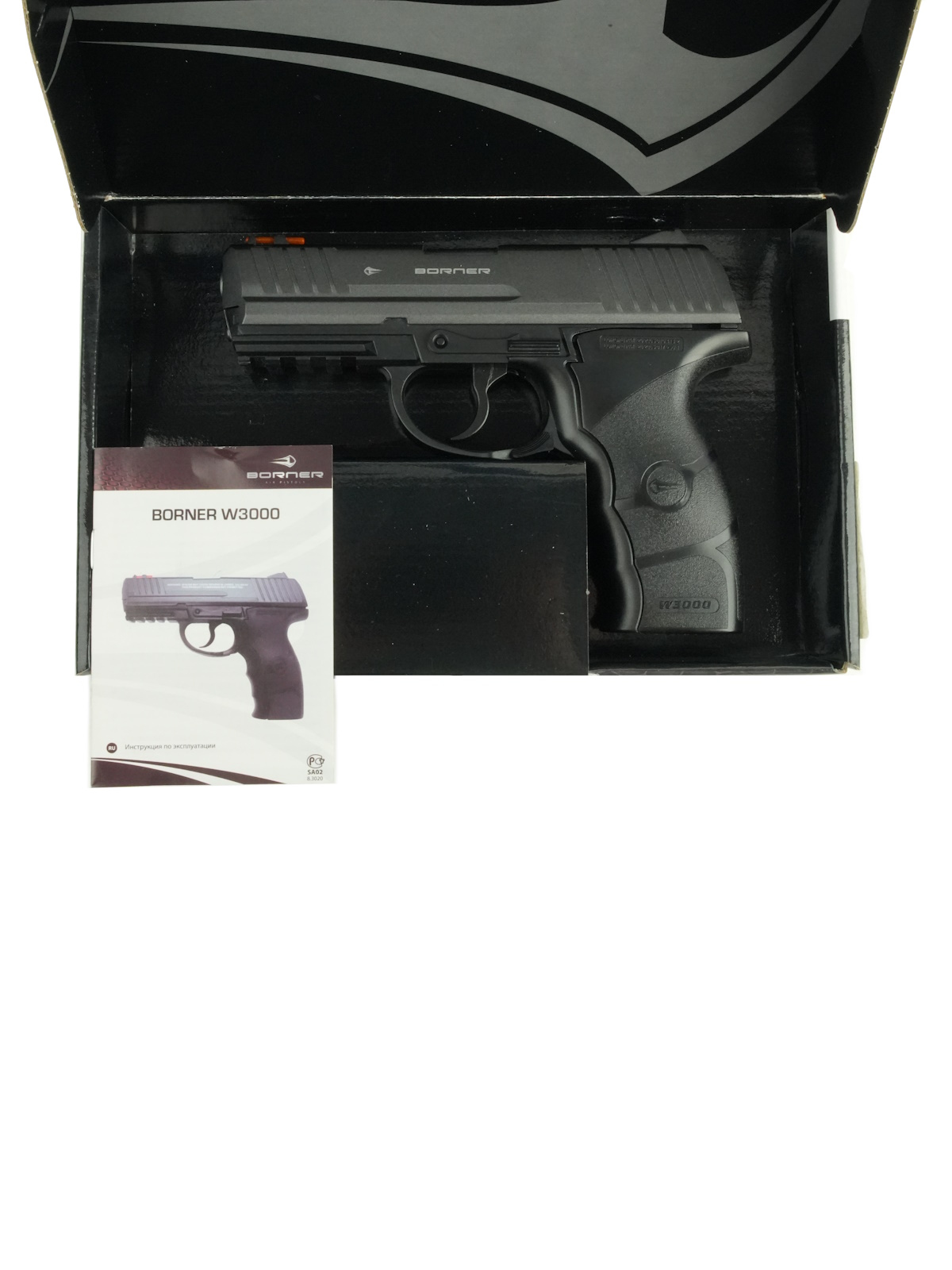 Пистолет пневм. BORNER W3000 (HK), кал. 4,5 мм