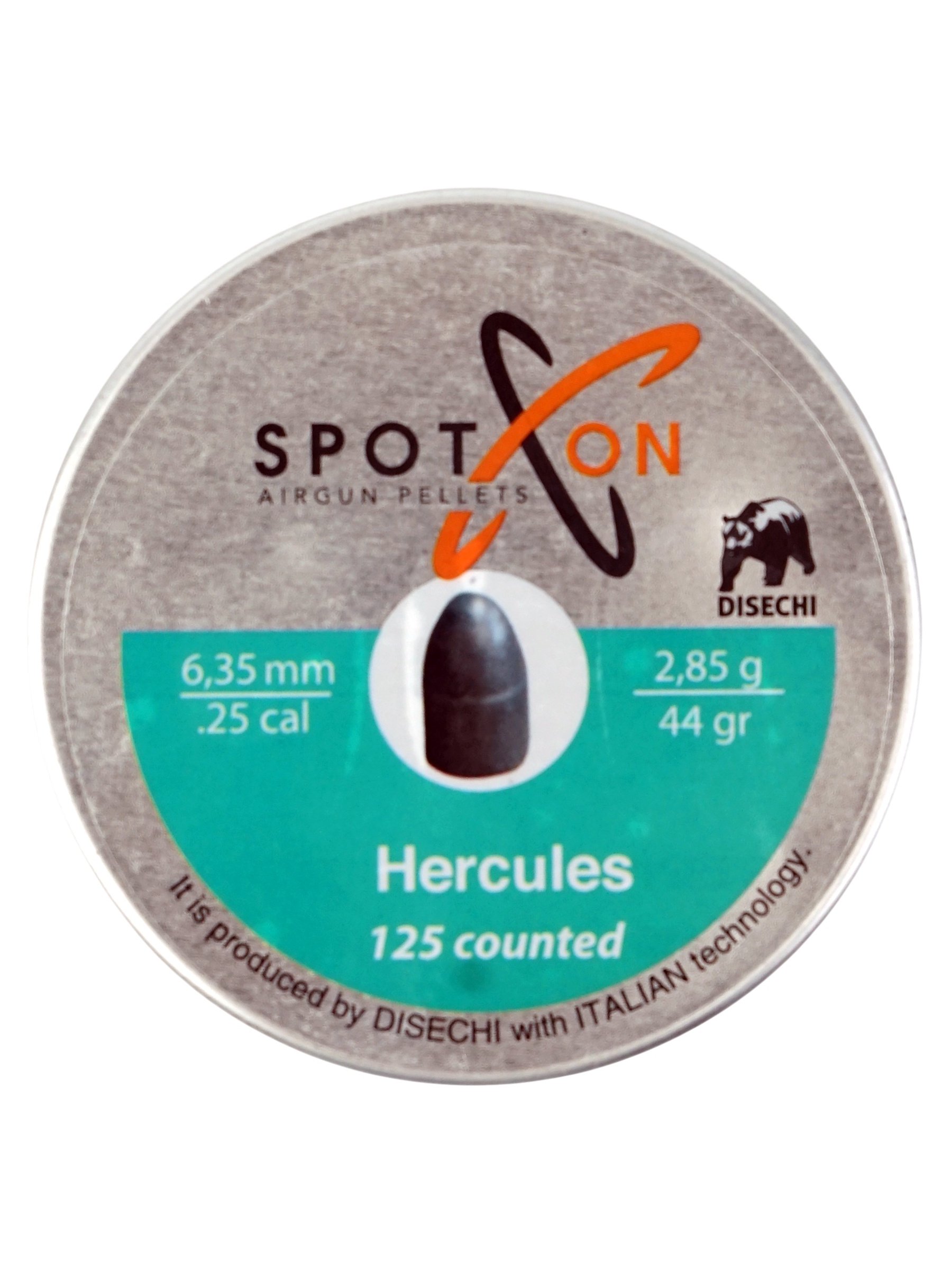 Пули пневматические Spoton Hercules 6,35 мм, 2,85 г (125 штук)