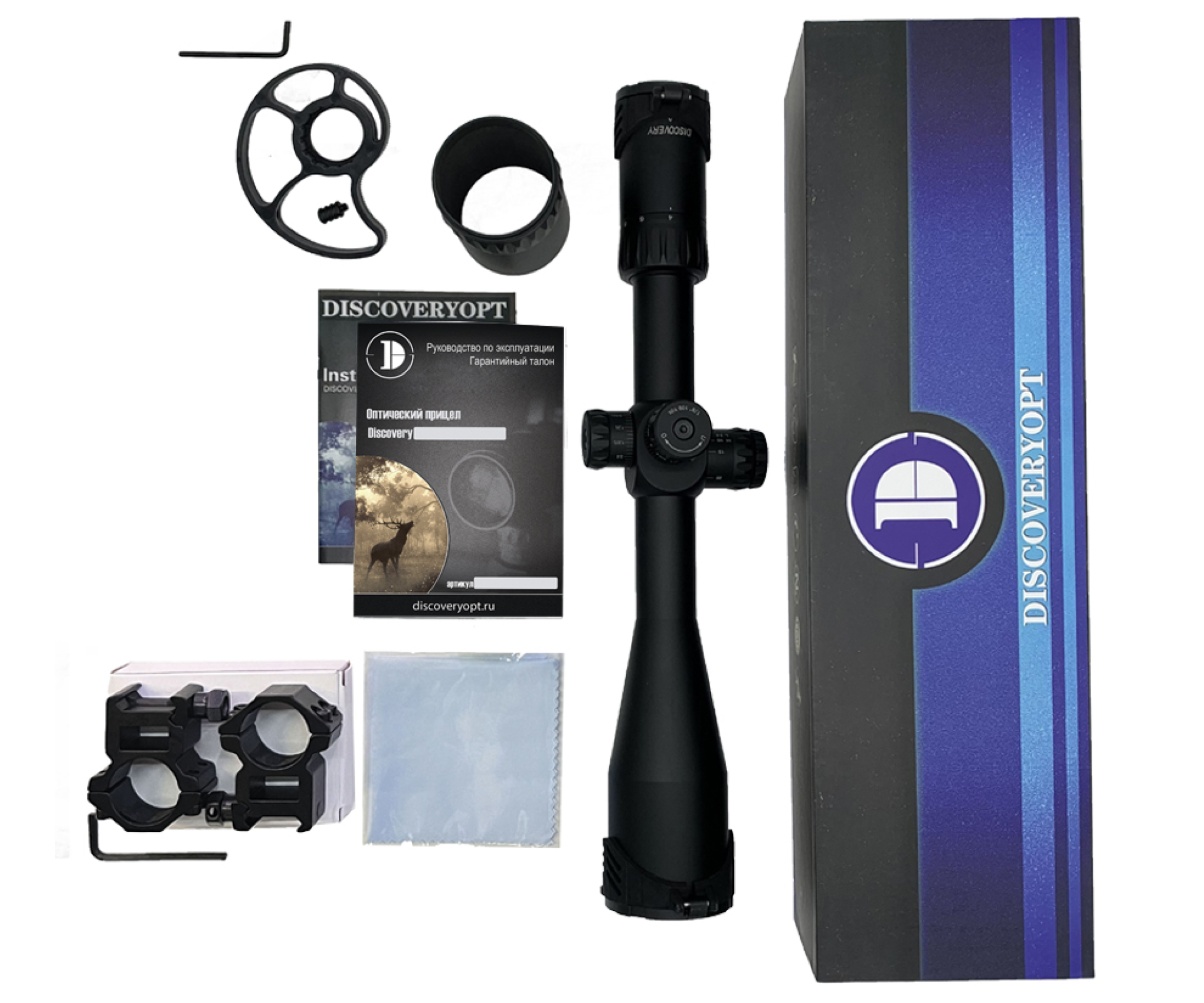 Оптический прицел Discovery VT-Z 4-16x50SF FFP, 30 мм, на Weaver