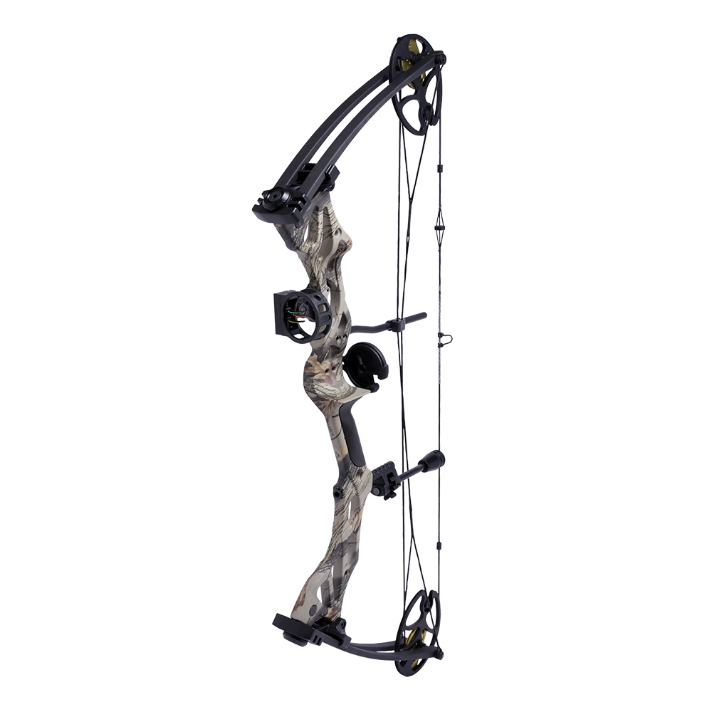 Блочный лук Man Kung Fossil NCB75 (камуфляж God Camo, комплектация)