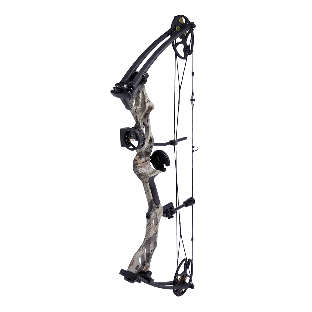 Блочный лук Man Kung Fossil NCB75 (камуфляж God Camo, комплектация)