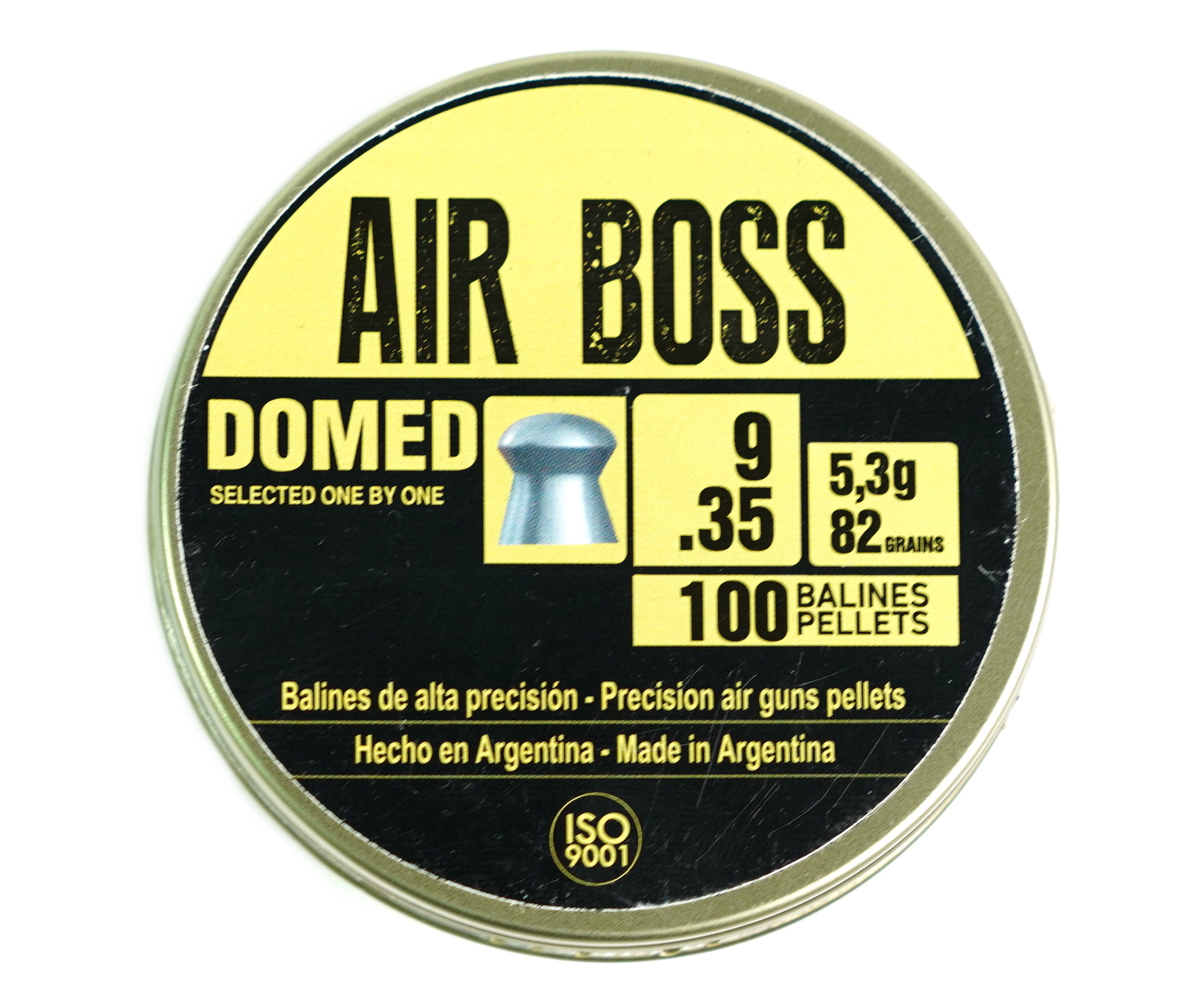 Пули пневматические Apolo Air Boss Domed 9,0 мм, 5,3 г (100 штук)