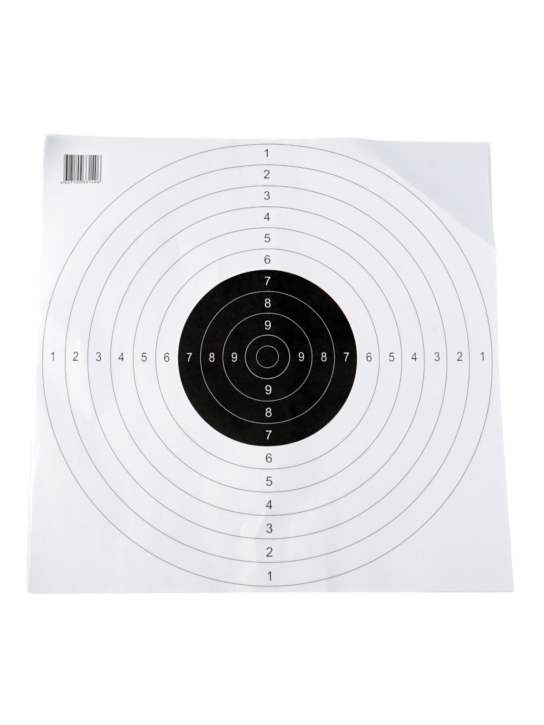 Мишень бумажная Remington №4 спортивная (500×500 мм, черная) 10 штук