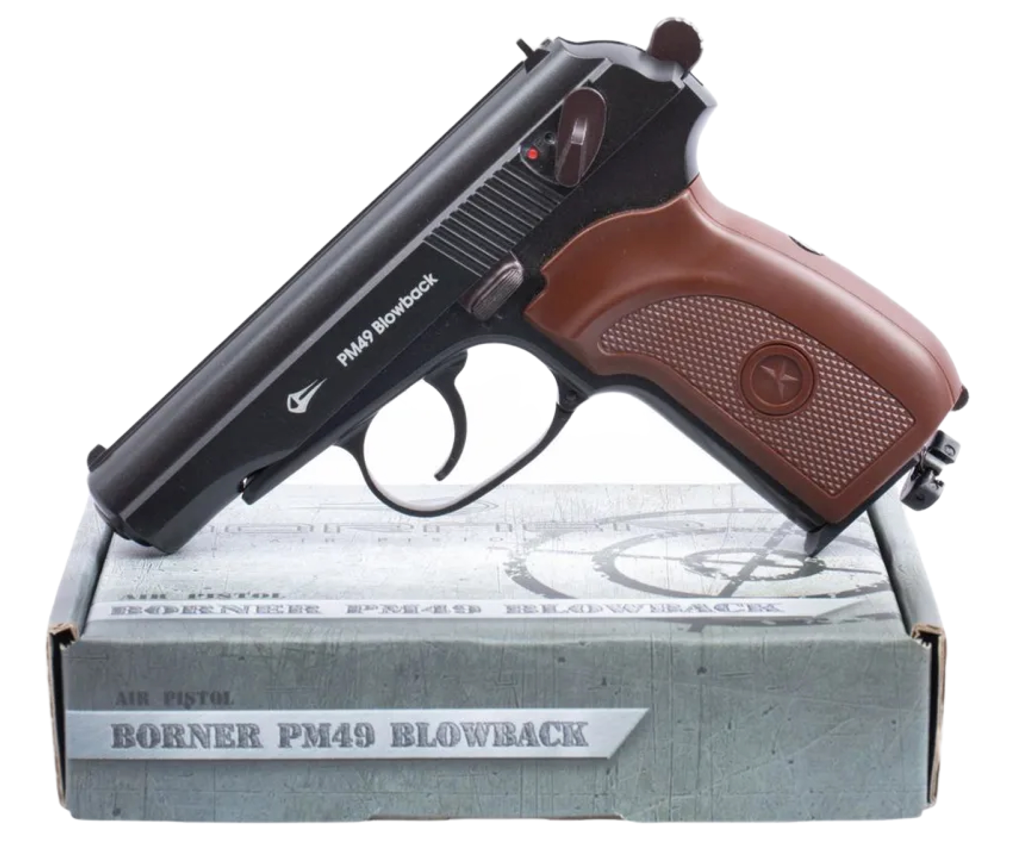 Пистолет пневм. BORNER PM49 (Blowback), кал. 4,5 мм