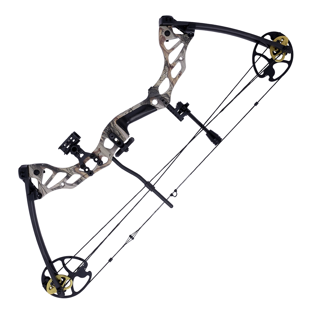 Блочный лук Man Kung Fossil NCB75 (камуфляж God Camo, комплектация)