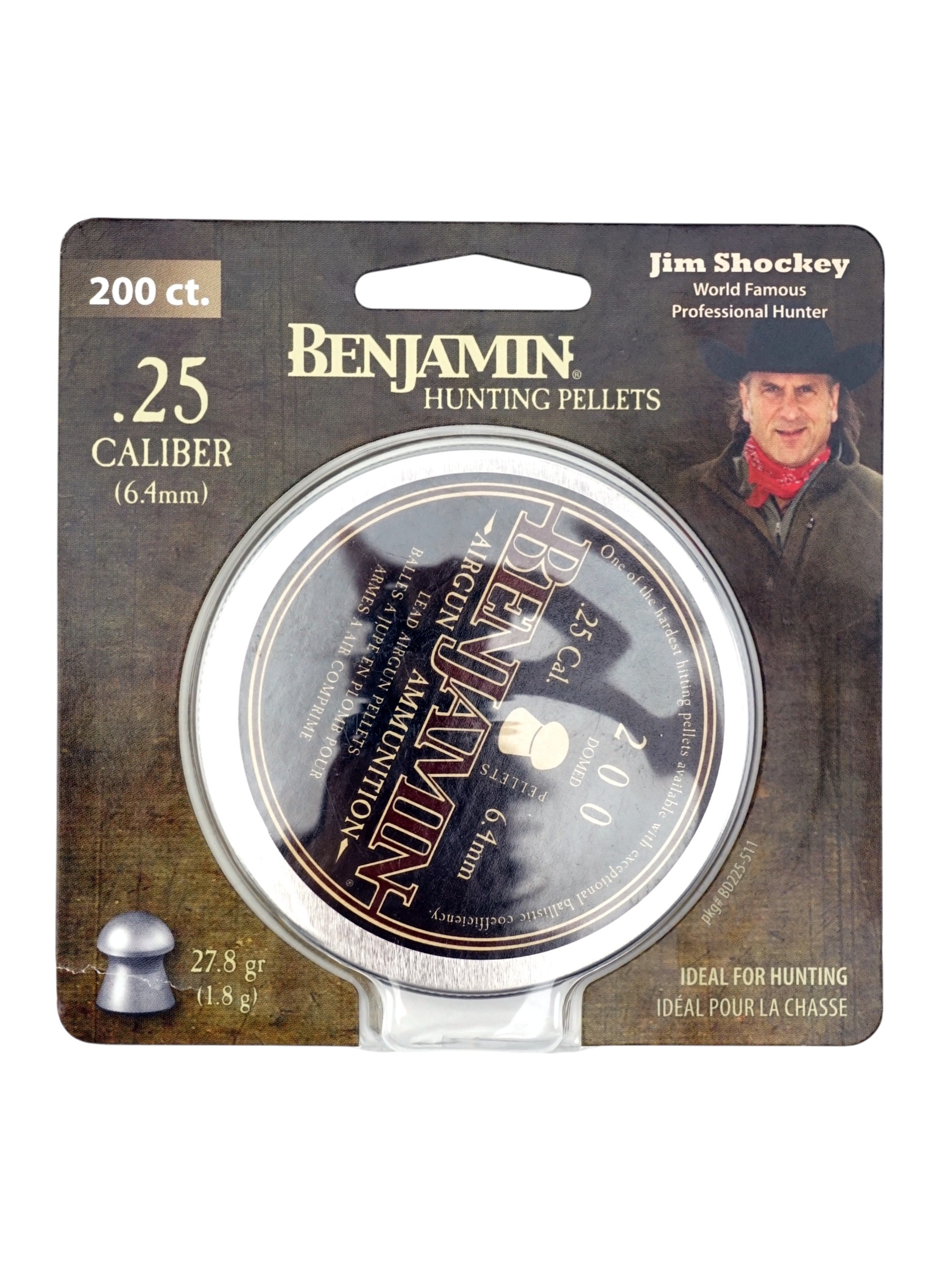Пули пневматические Crosman Benjamin Discovery Domed 6,35 мм, 1,80 г (200 штук)