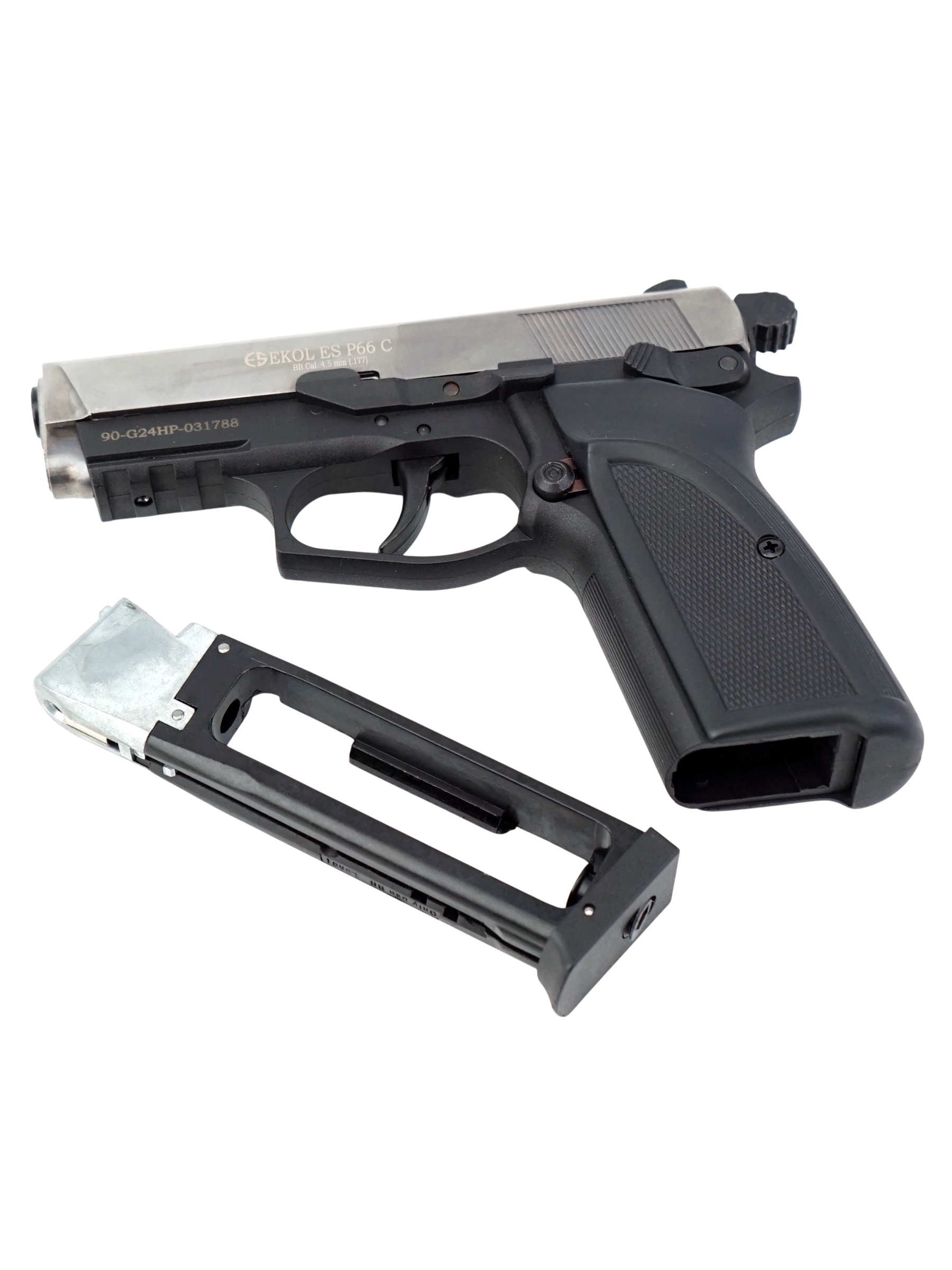 Пистолет пневм. EKOL ES P66 C Black, (металл) кал. 4,5 мм, 3 Дж