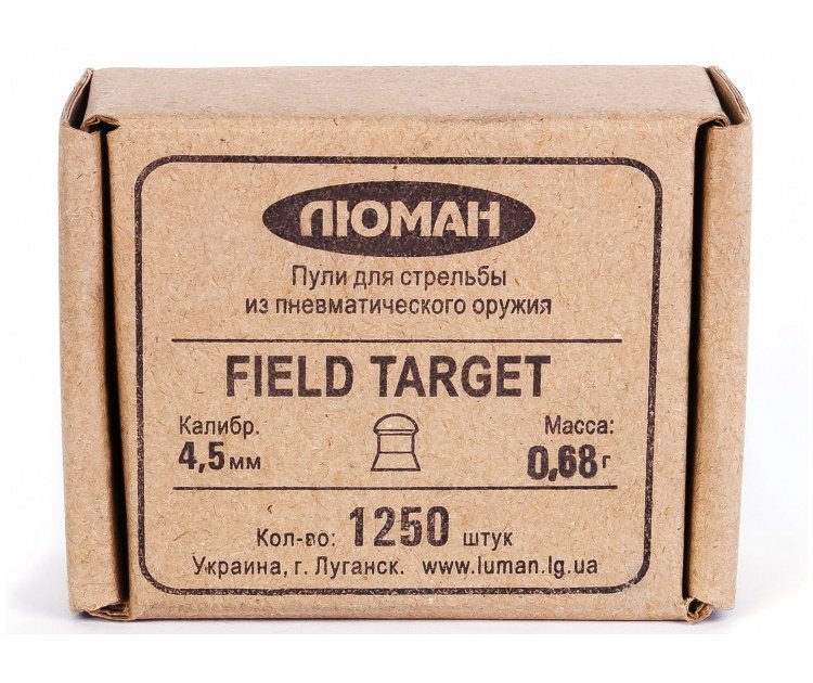 Пули пневматические «Люман» Field Target 4,5 мм, 0,68 г (1250 штук)