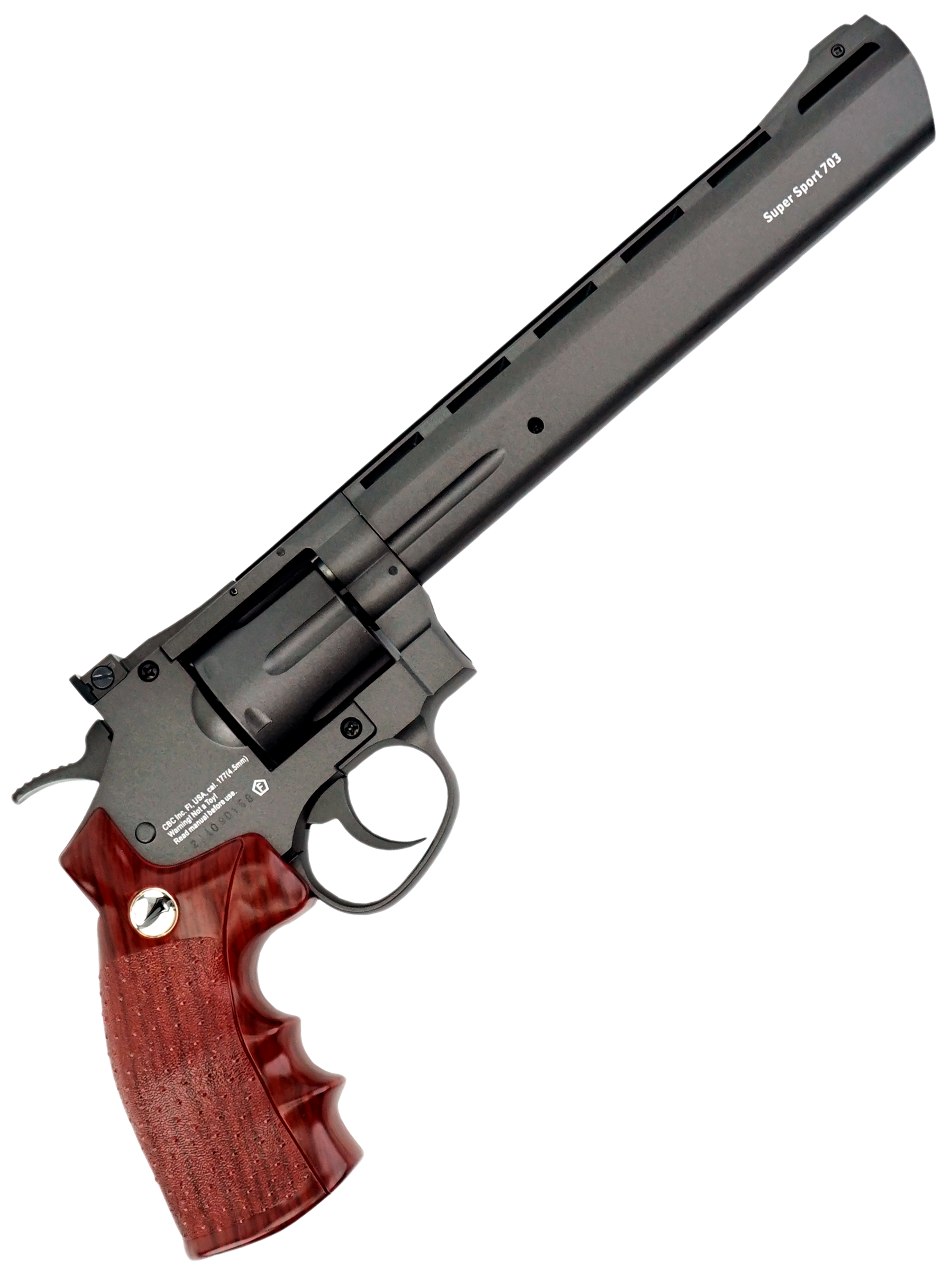 Револьвер пневм. BORNER Super Sport 703, кал. 4,5 мм (с картриджи 6 шт.)
