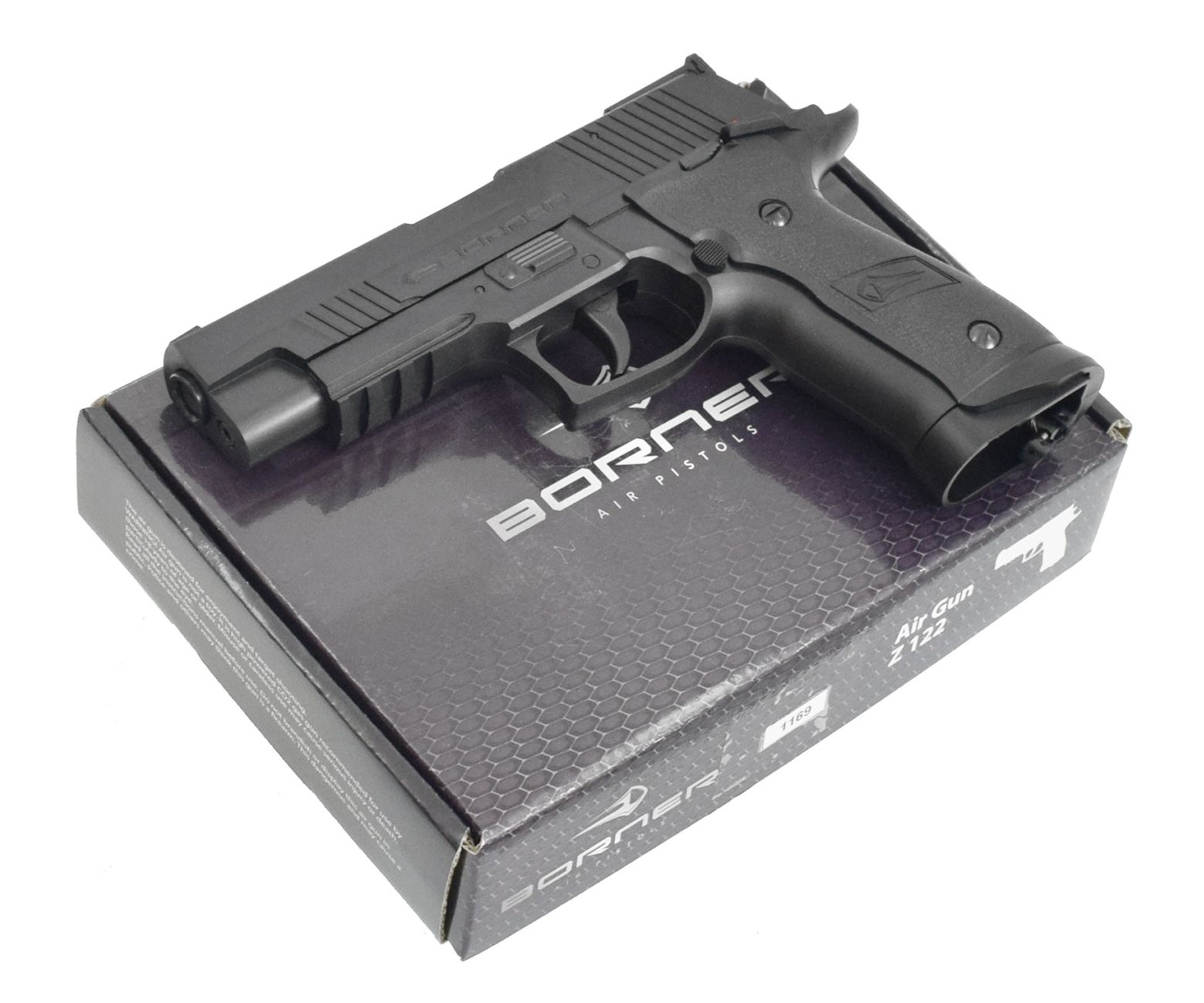 Пистолет пневм. BORNER Z122 (SS P226), кал. 4,5 мм