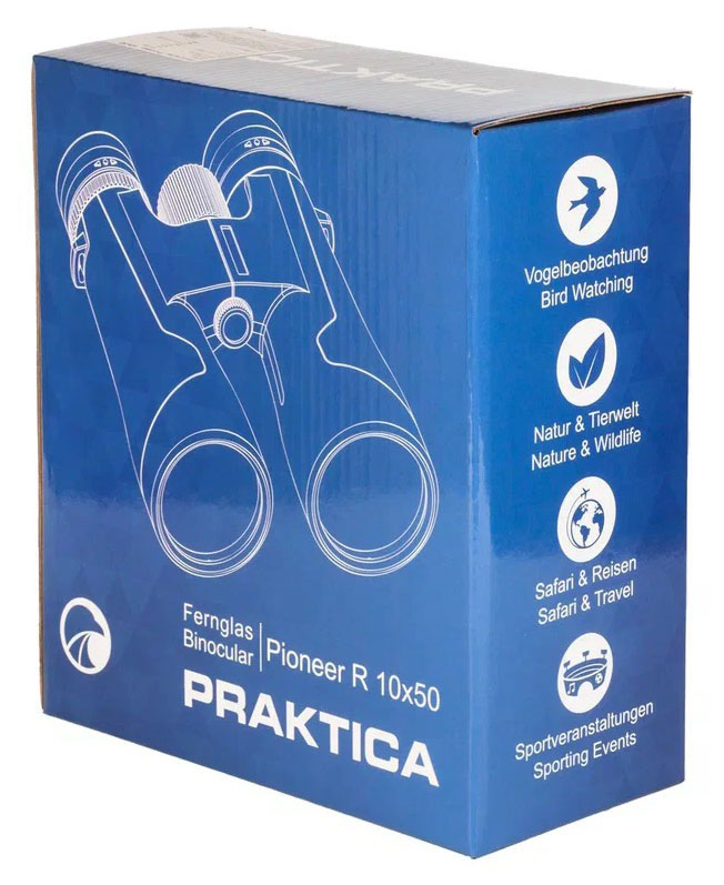 Бинокль Praktica Pioneer R 10x50 водозащита