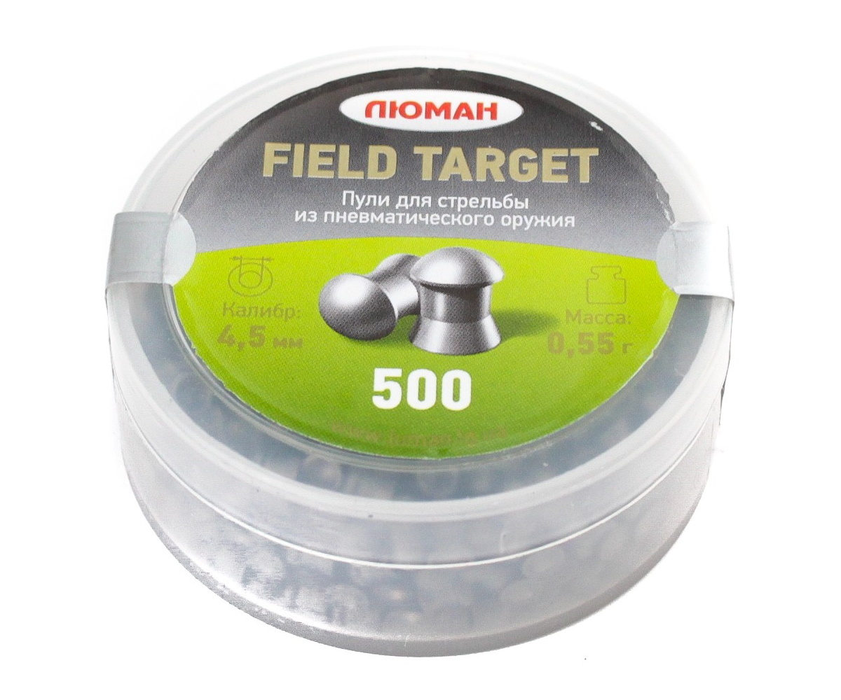 Пули пневматические «Люман» Field Target 4,5 мм, 0,55 г (500 штук)
