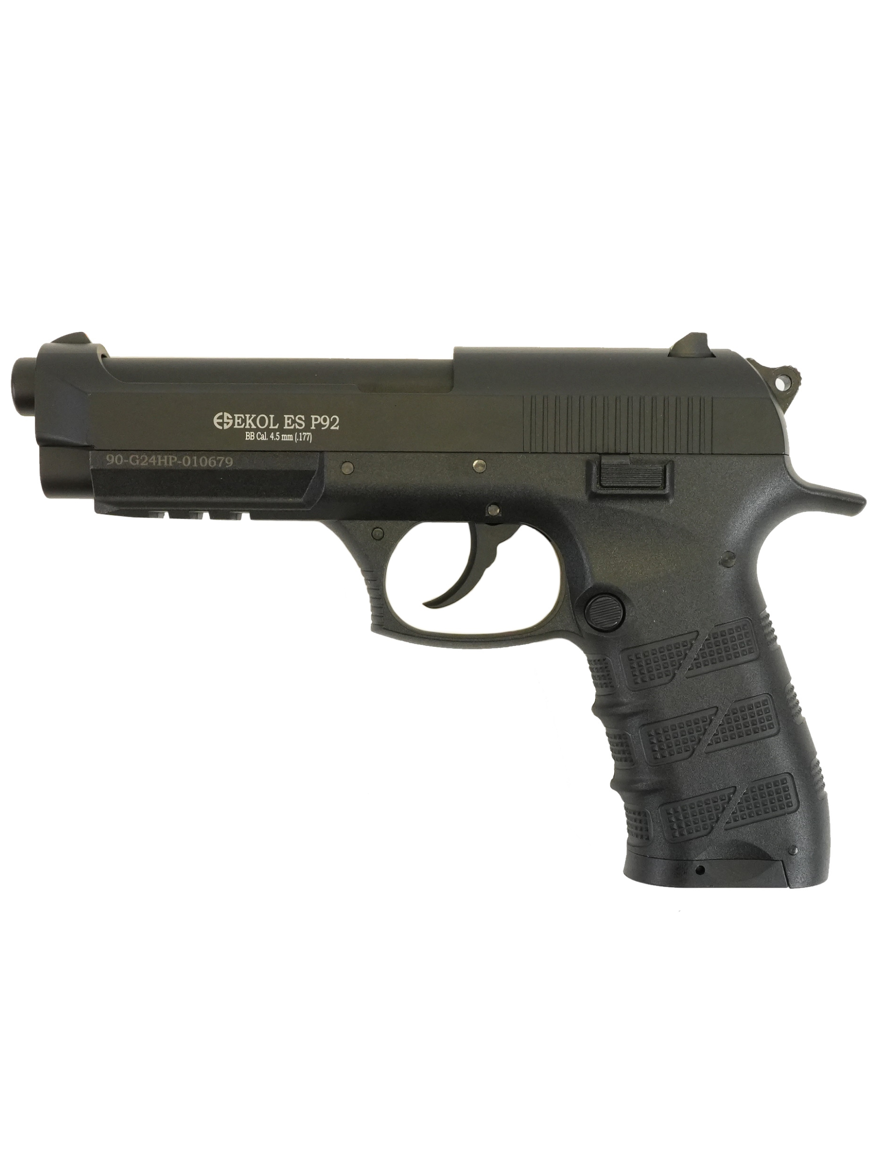 Пистолет пневм. EKOL ES P92 Black, (металл) кал. 4,5 мм, 3 Дж
